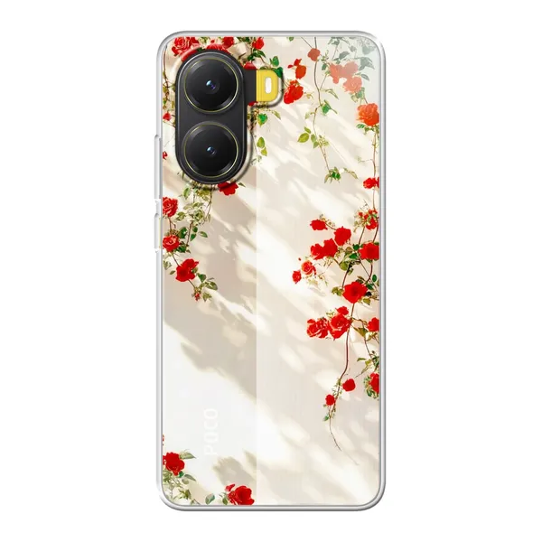 Sunlit Rose Wall Design Case