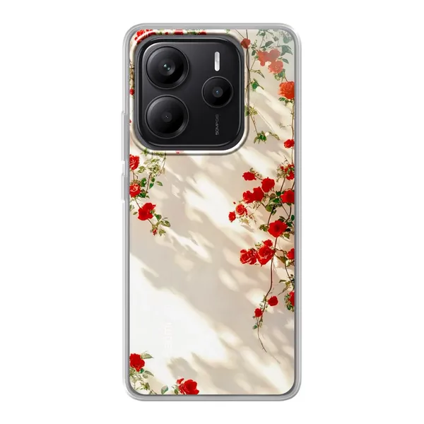 Sunlit Rose Wall Design Case