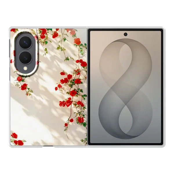 Sunlit Rose Wall Design Case