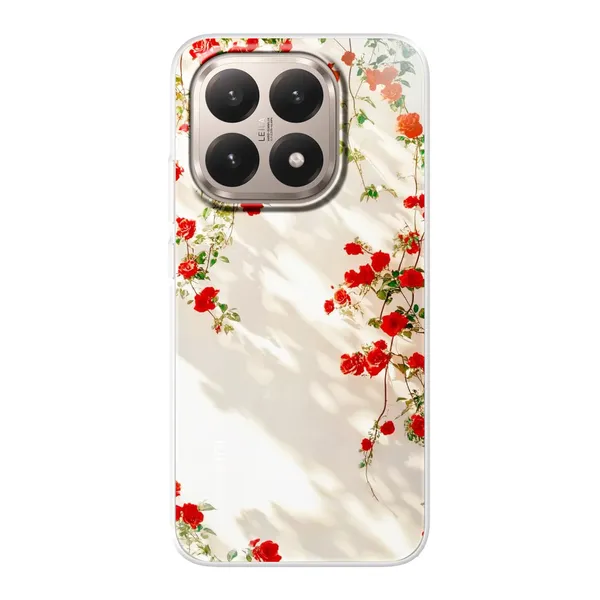 Sunlit Rose Wall Design Case