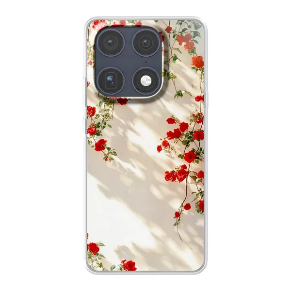 Sunlit Rose Wall Design Case