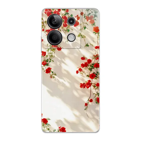 Sunlit Rose Wall Design Case