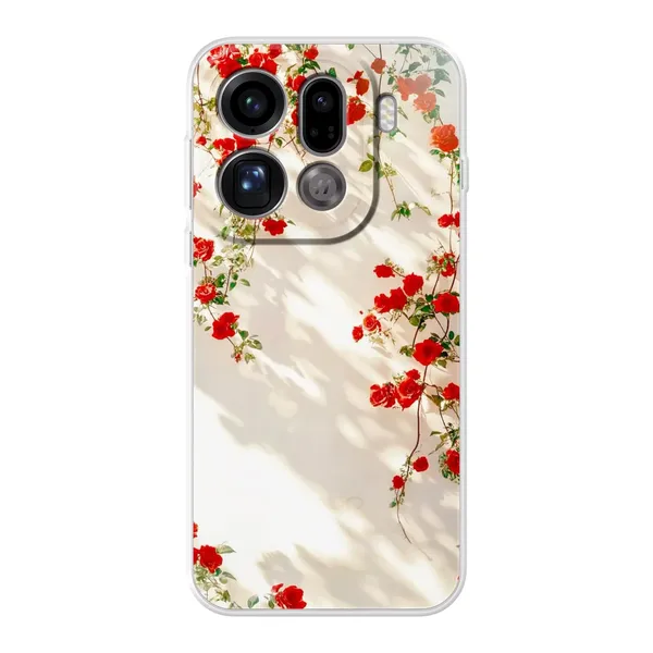 Sunlit Rose Wall Design Case