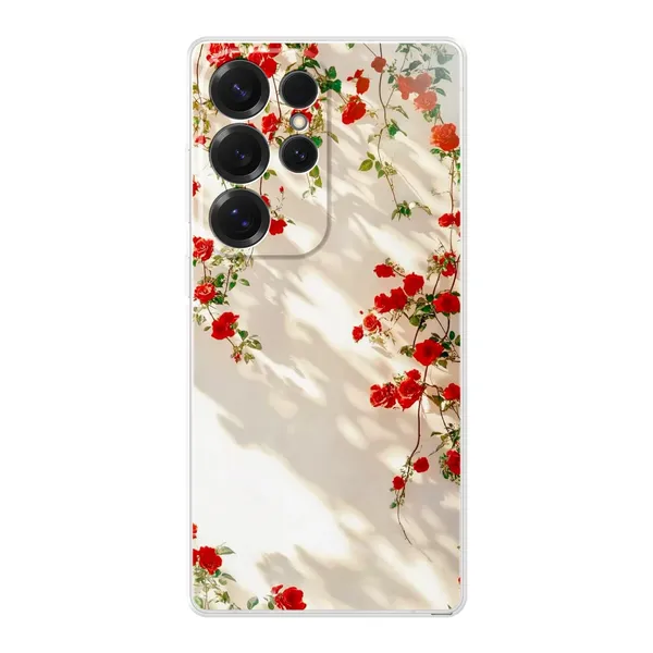 Sunlit Rose Wall Design Case