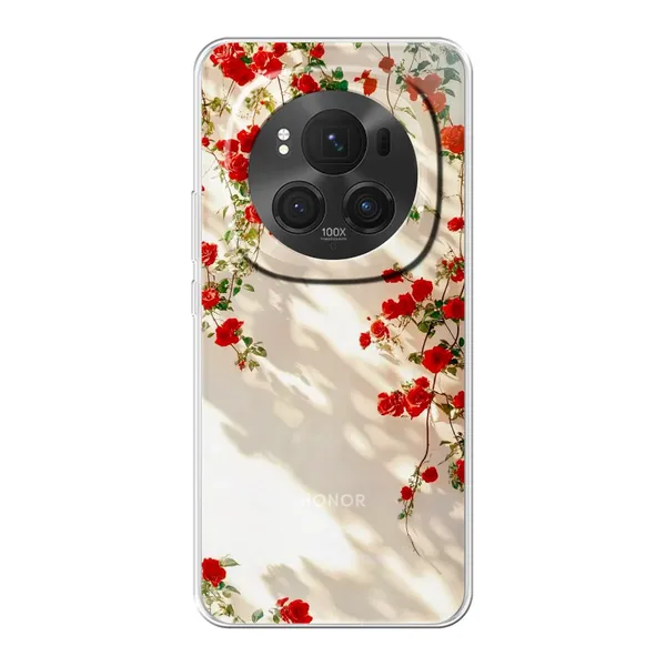 Sunlit Rose Wall Design Case