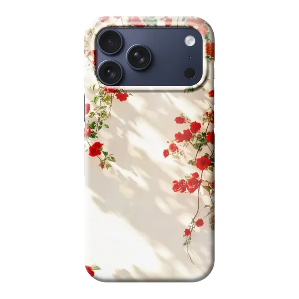 Sunlit Rose Wall Design Case