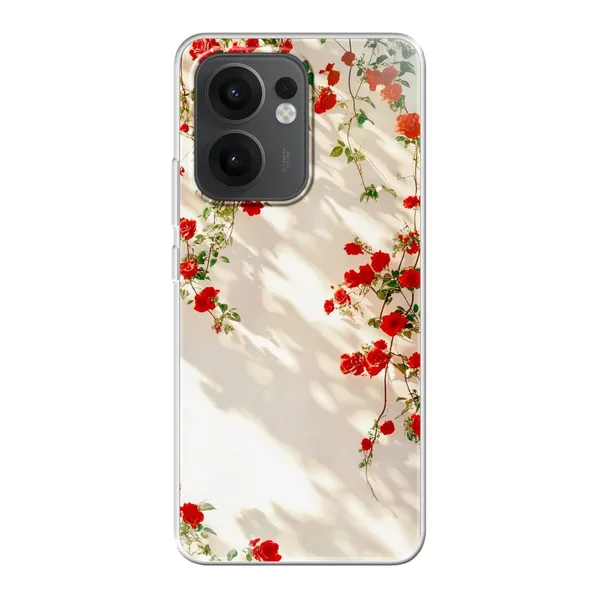 Sunlit Rose Wall Design Case