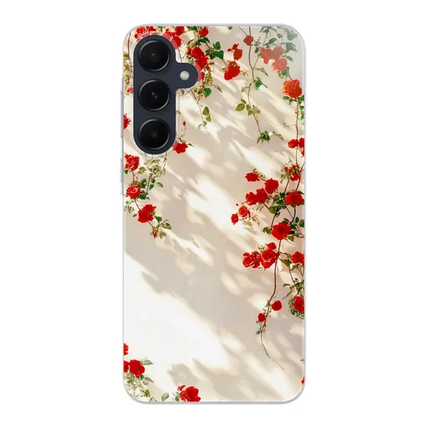 Sunlit Rose Wall Design Case