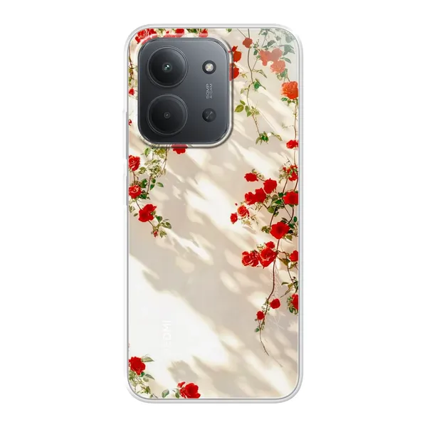 Sunlit Rose Wall Design Case