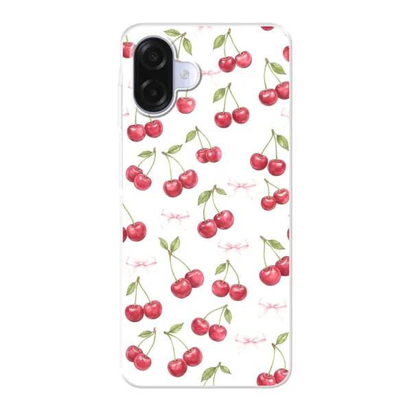 Cherry Bow Toss Design case