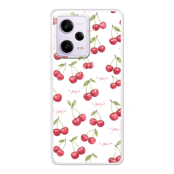 Cherry Bow Toss Design case