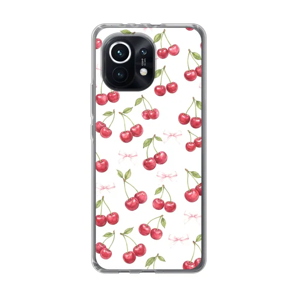 Cherry Bow Toss Design case