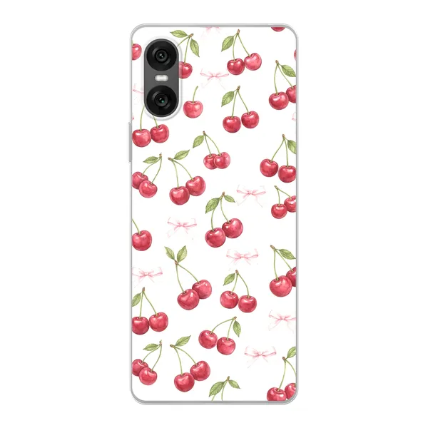 Cherry Bow Toss Design case
