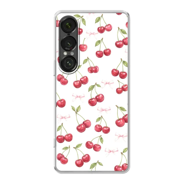 Cherry Bow Toss Design case