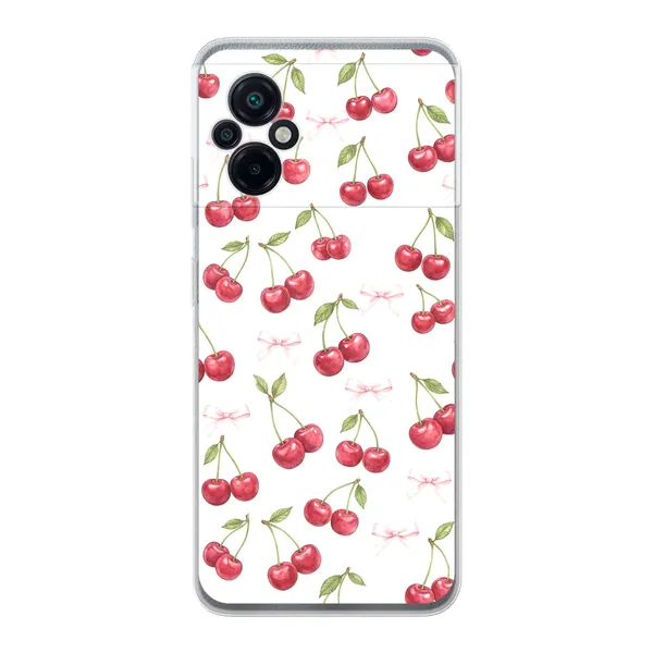 Cherry Bow Toss Design case