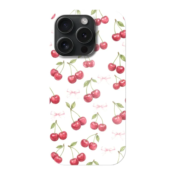 Cherry Bow Toss Design case