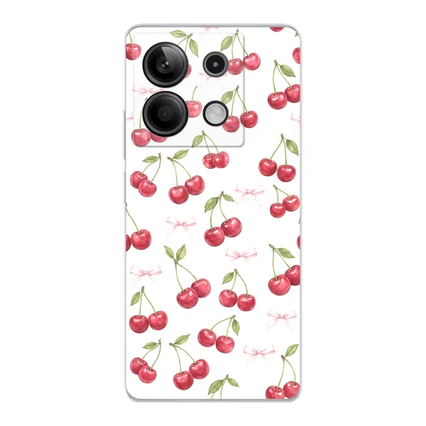 Cherry Bow Toss Design case