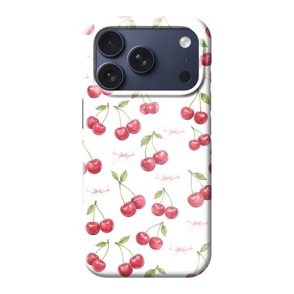 Cherry Bow Toss Design case