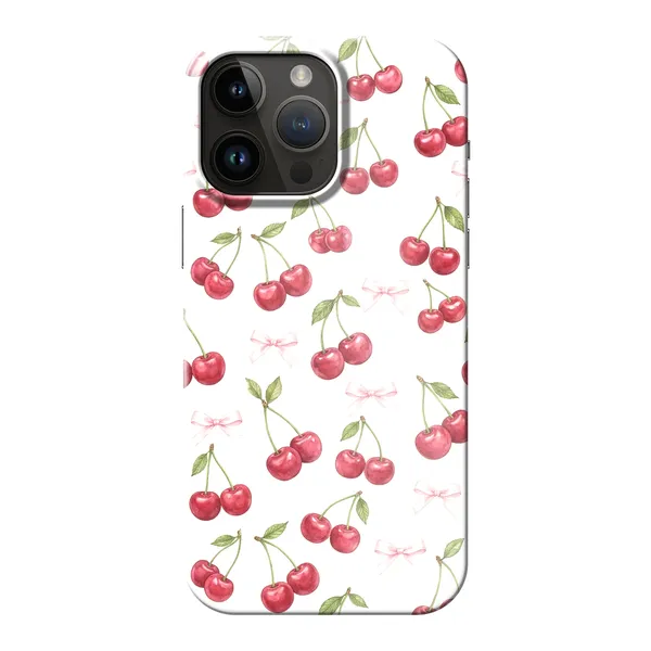 Cherry Bow Toss Design case