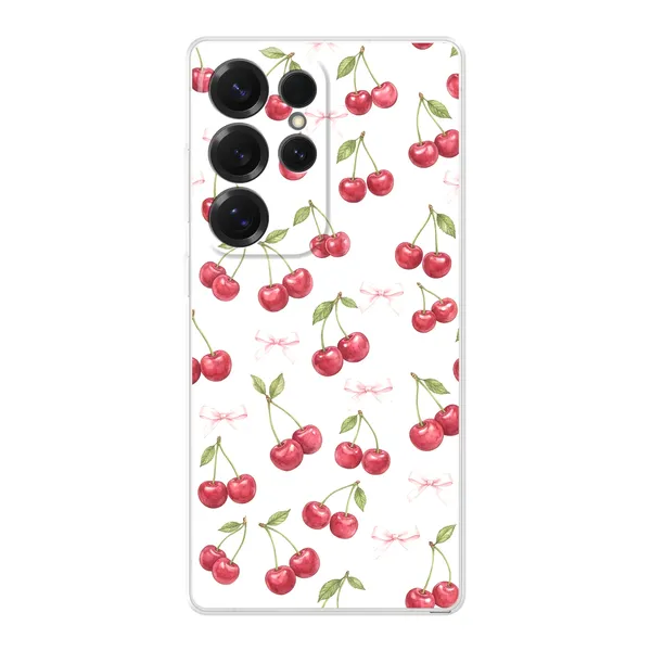 Cherry Bow Toss Design case