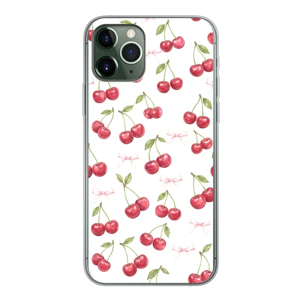 Cherry Bow Toss Design case