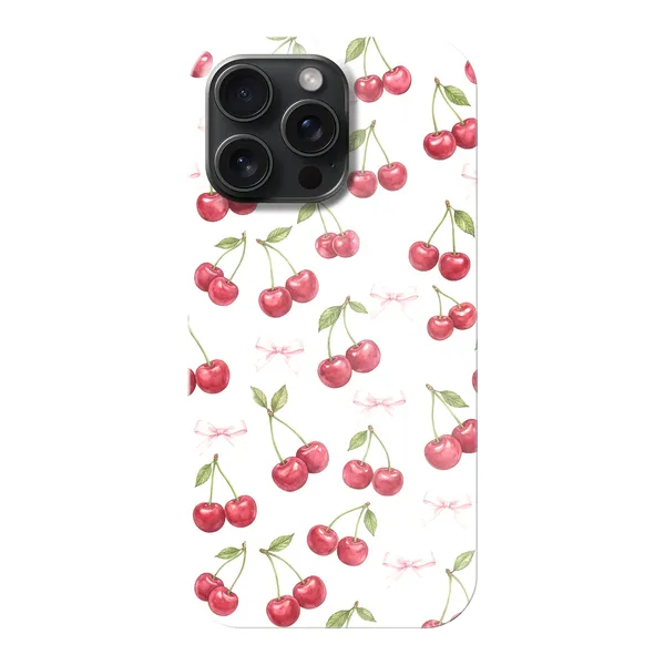 Cherry Bow Toss Design case