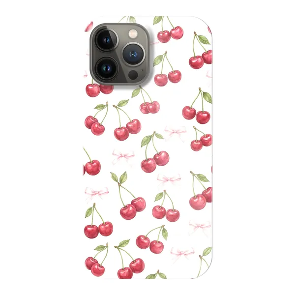 Cherry Bow Toss Design case