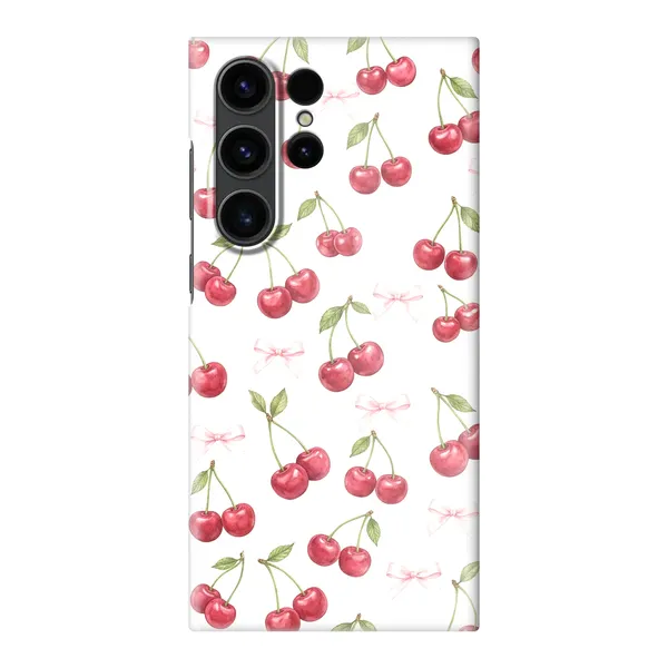 Cherry Bow Toss Design case