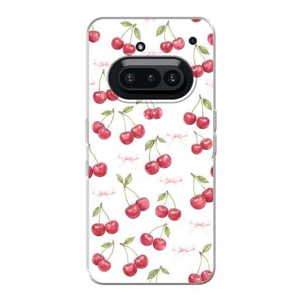 Cherry Bow Toss Design case