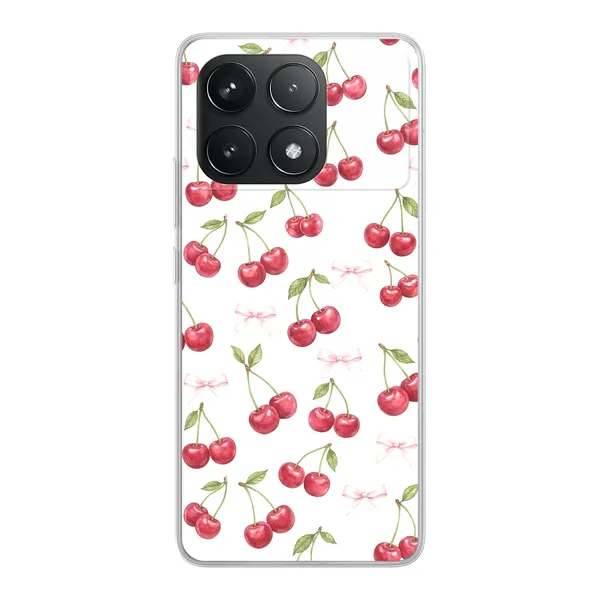 Cherry Bow Toss Design case