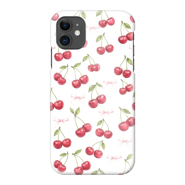 Cherry Bow Toss Design case