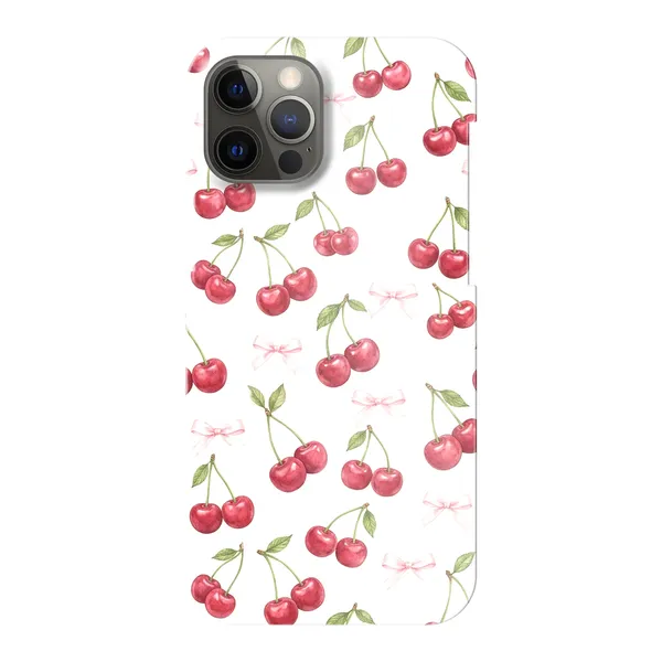 Cherry Bow Toss Design case