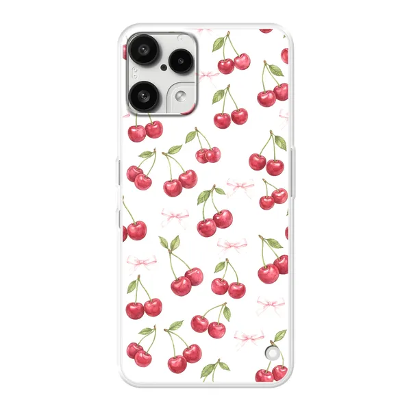 Cherry Bow Toss Design case