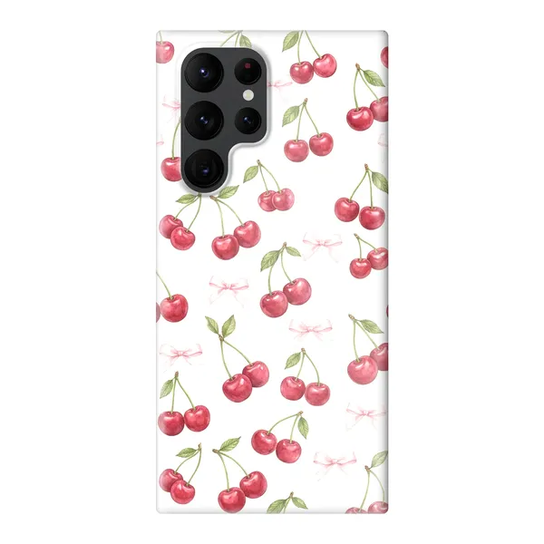 Cherry Bow Toss Design case