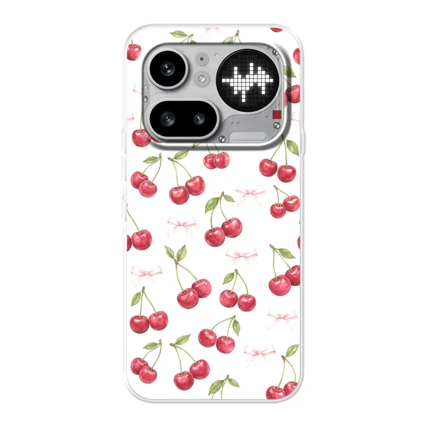 Cherry Bow Toss Design case