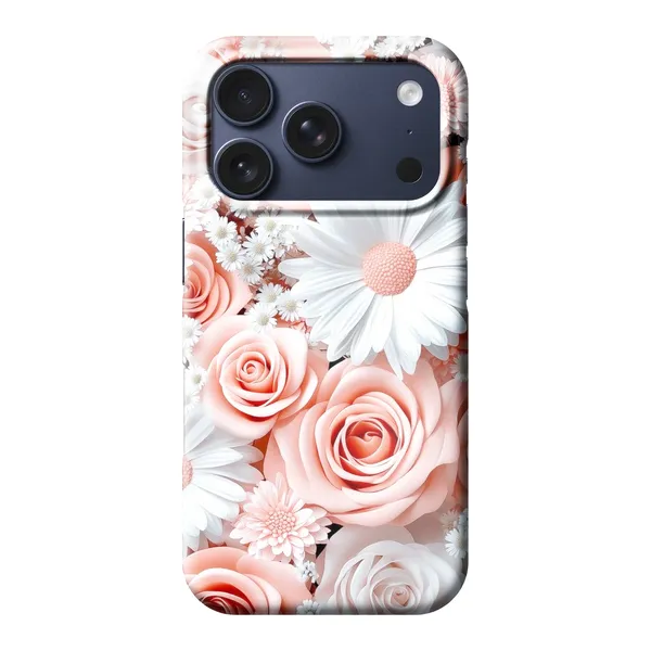 Blushing Petal Bloom Design Case