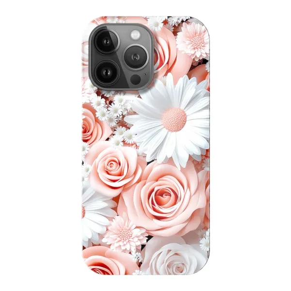 Blushing Petal Bloom Design Case
