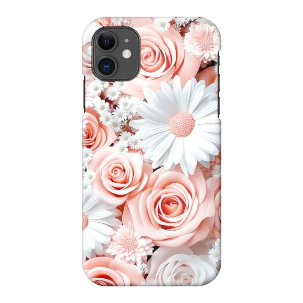 Blushing Petal Bloom Design Case
