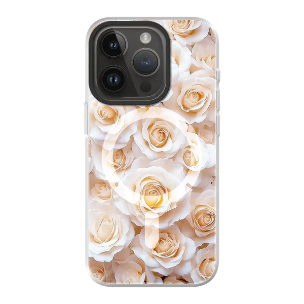 Cream Rose Garden Design Case