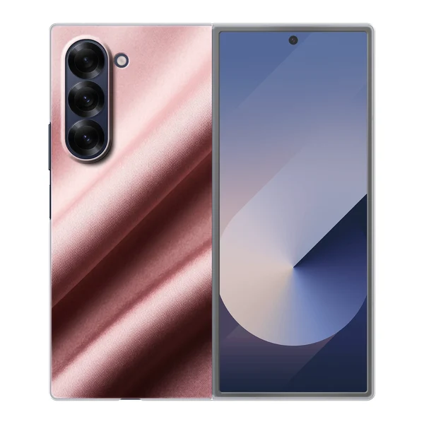 Blush Satin Drape Design case
