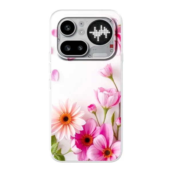 Blushing Petal Heart Design Case