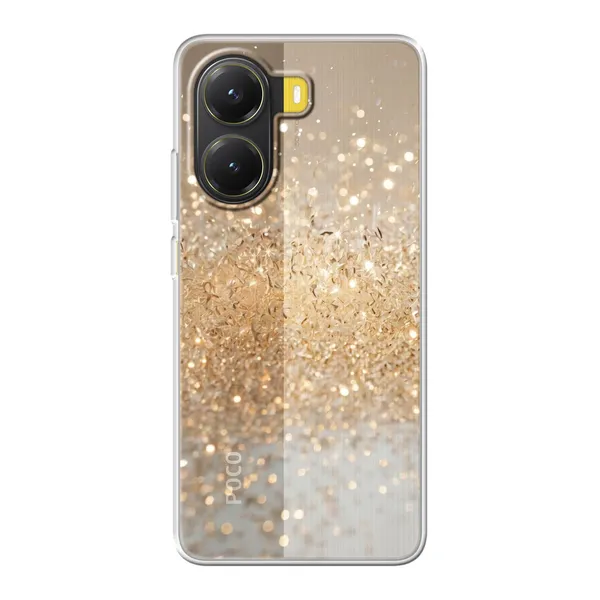 Radiant Gold Glitter Case