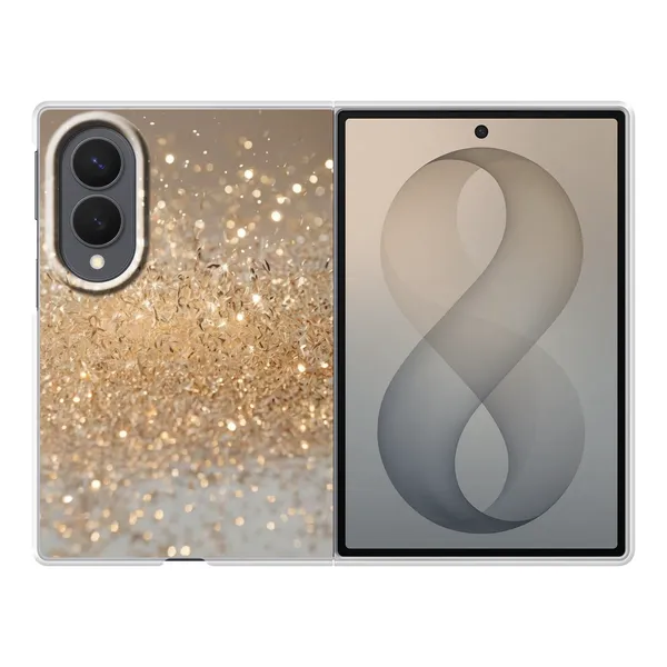 Radiant Gold Glitter Case