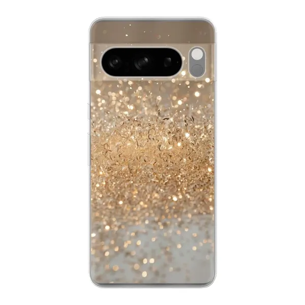Radiant Gold Glitter Case