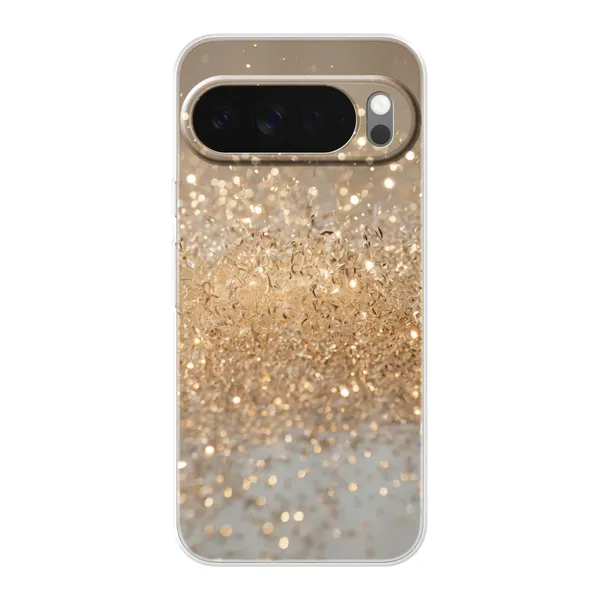 Radiant Gold Glitter Case