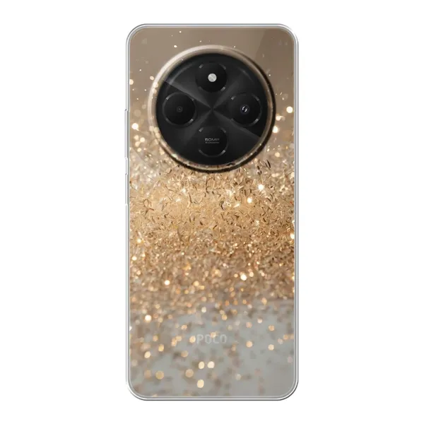 Radiant Gold Glitter Case
