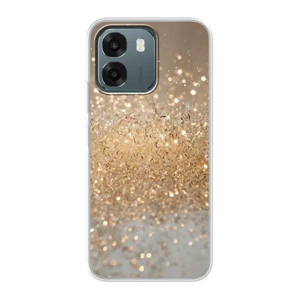 Radiant Gold Glitter Case