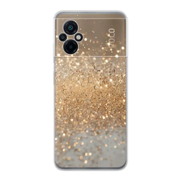 Radiant Gold Glitter Case