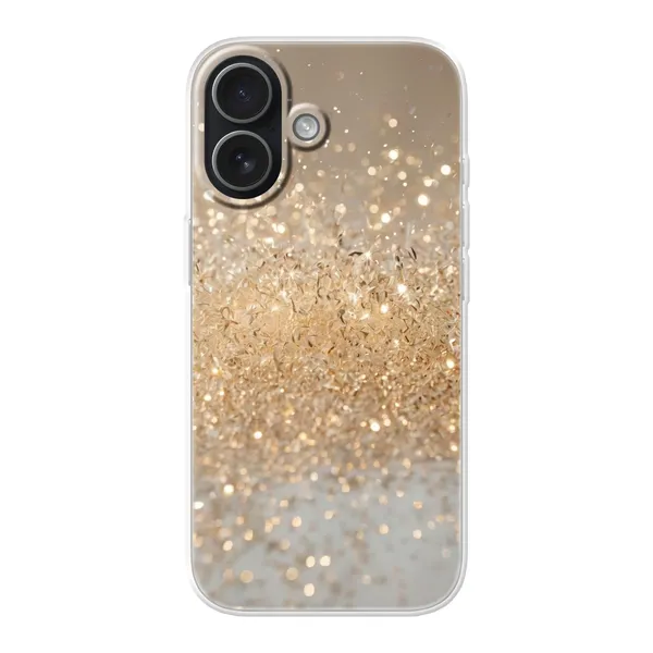 Radiant Gold Glitter Case