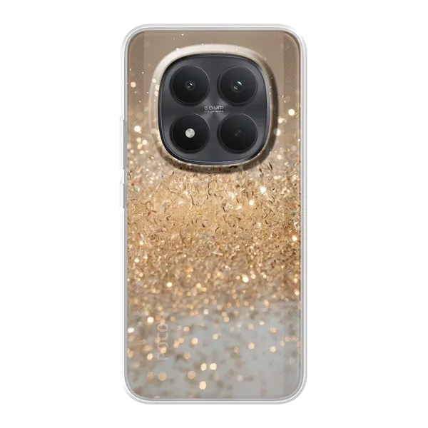 Radiant Gold Glitter Case